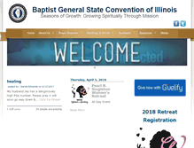 Tablet Screenshot of baptistgeneralstateconvention.org